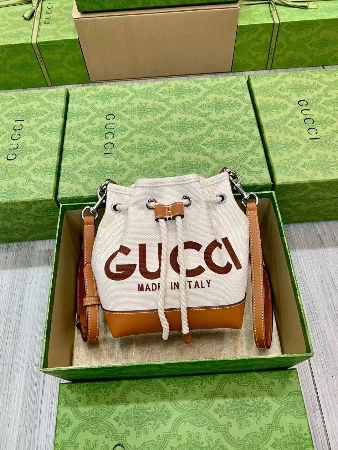 20240401 GUCCI  水桶包 海外專櫃原單代購 專櫃官網同步在售