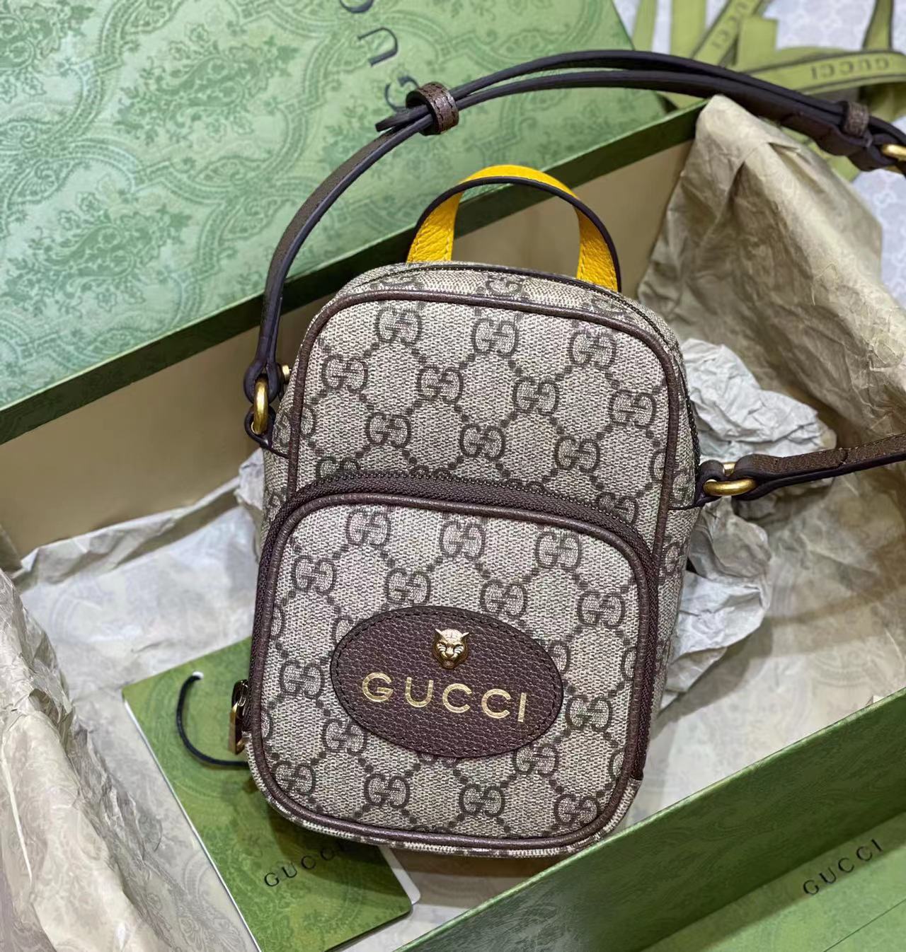 20240406 GUCCI虎頭手提相機包 海外專櫃原單代購 官網同步在售
