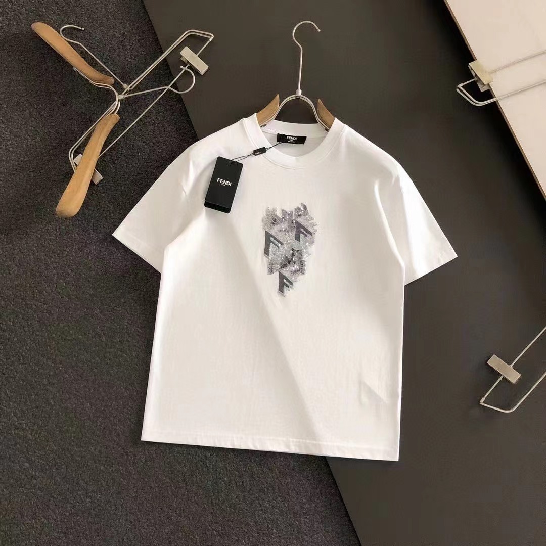 20240409 FENDI芬迪潮流T恤短袖潮流T恤短袖 海外原單 歐美代購 專櫃同步在售