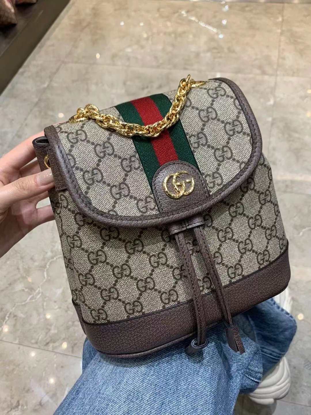 202404010  GUCCI後背包 海外原單 歐美代購 專櫃同步在售