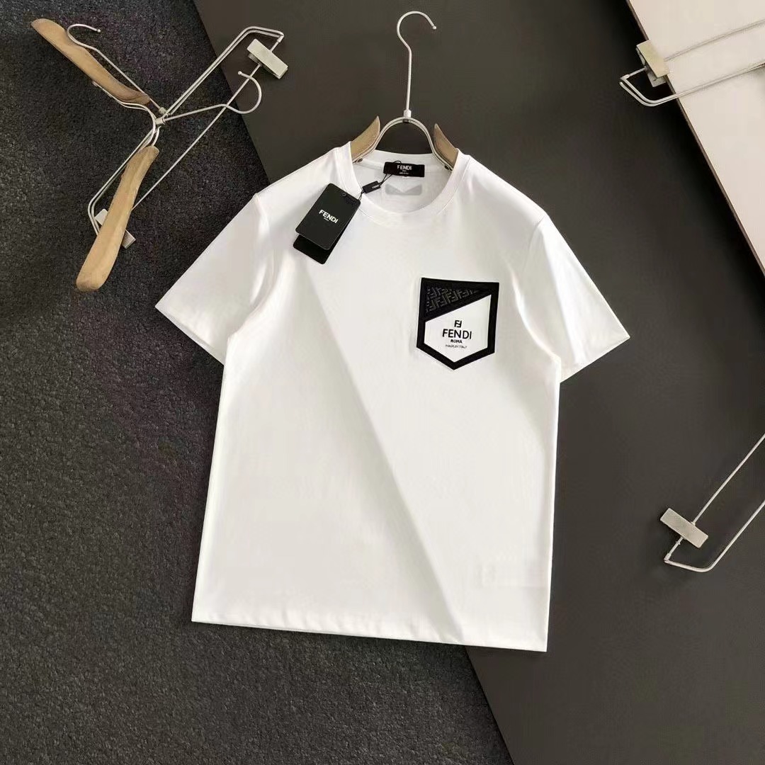 20240411 FENDI芬迪潮流T恤短袖潮流T恤短袖 海外原單 歐美代購 專櫃同步在售