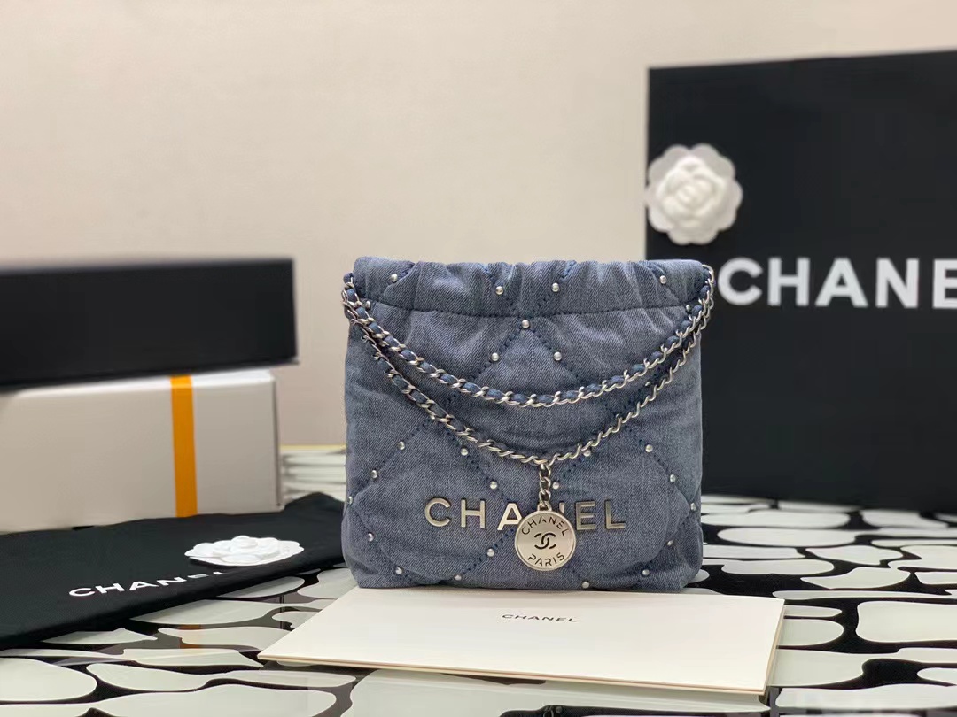 20240413 香奈兒牛仔肩背包  海外原單 歐美代購