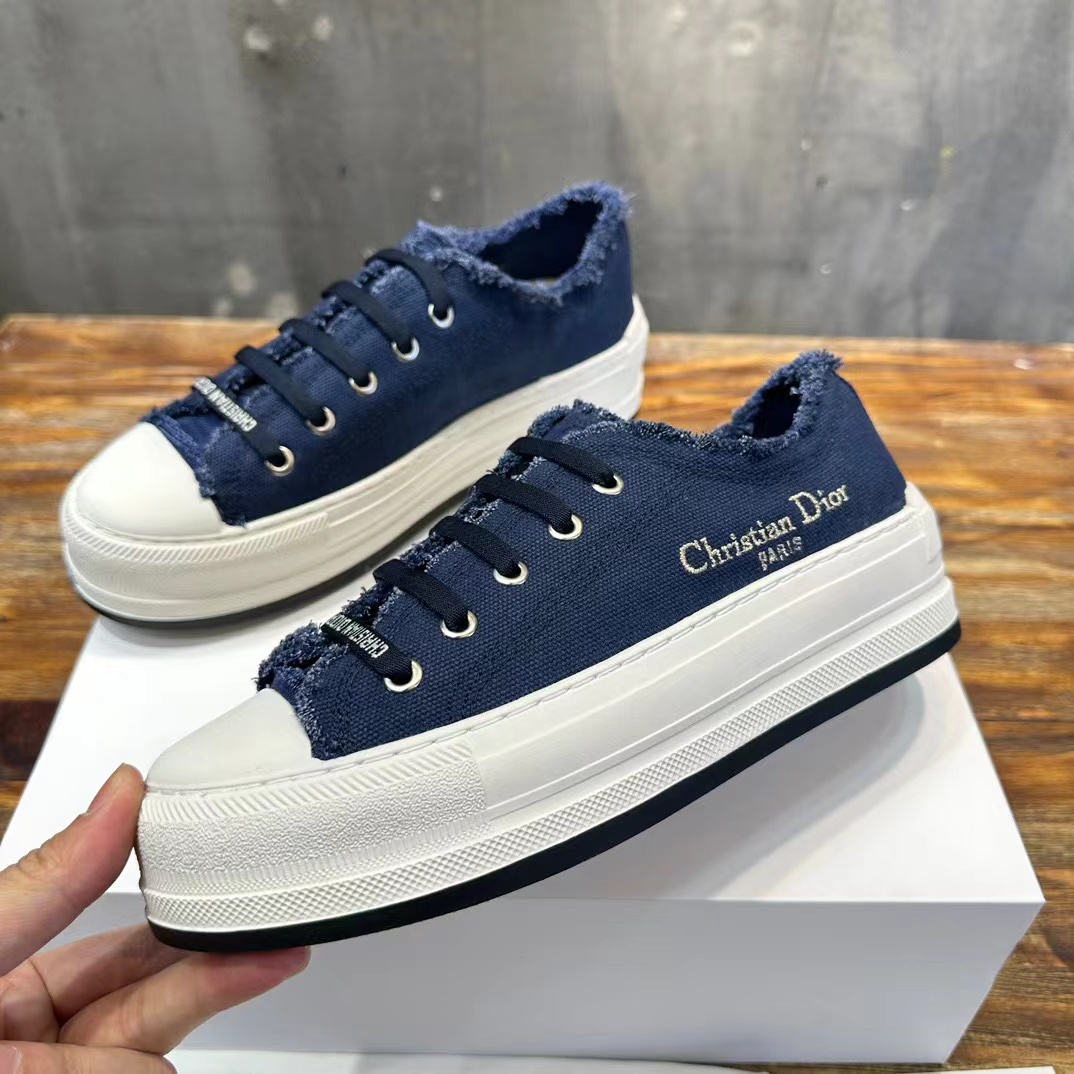 20240413  DIOR牛仔帆布潮流休閒運動鞋 海外原單 歐美代購 專櫃同步在售 共3色