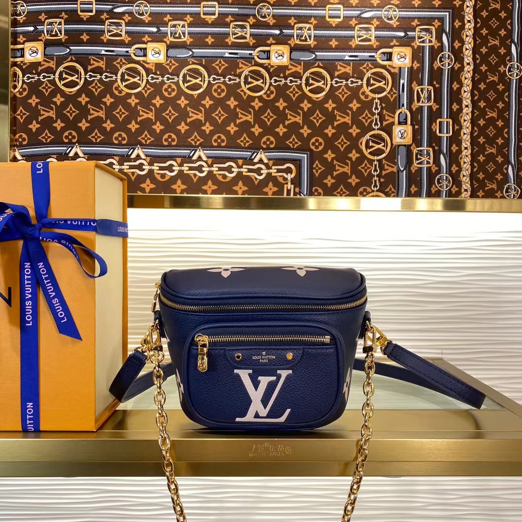 20240414 LV M85636海軍藍斜背腰包  海外原單 歐美代購 專櫃同步在售