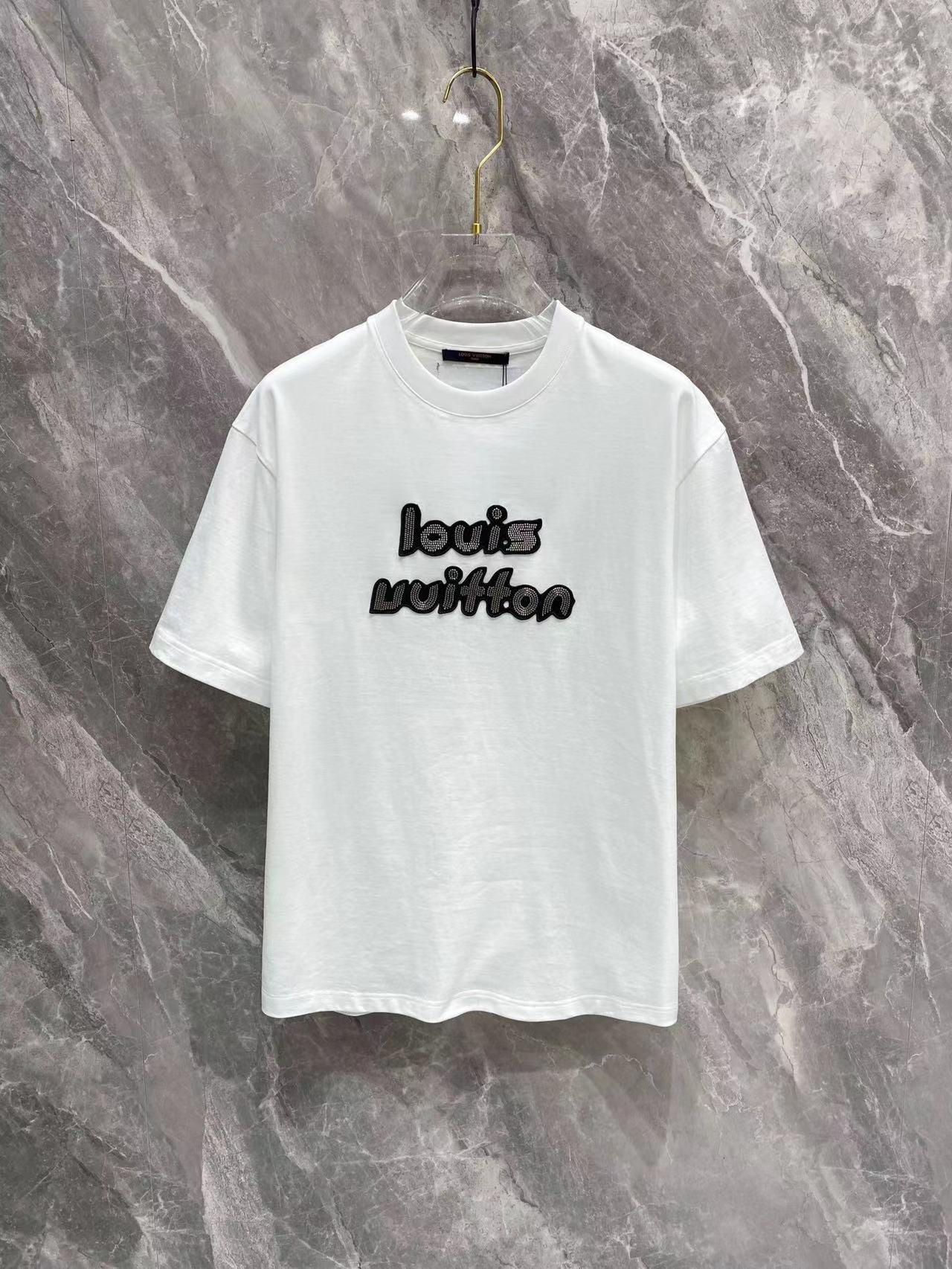 20240414 LV潮流短袖T恤 海外原單 歐美代購 共2色 專櫃同步在售