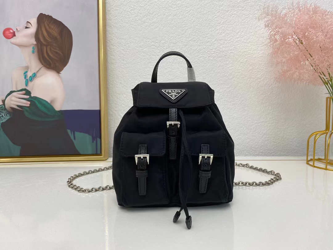 20240417 PRADA帆布尼龍後背包 海外原單 歐美代購 專櫃同步在售