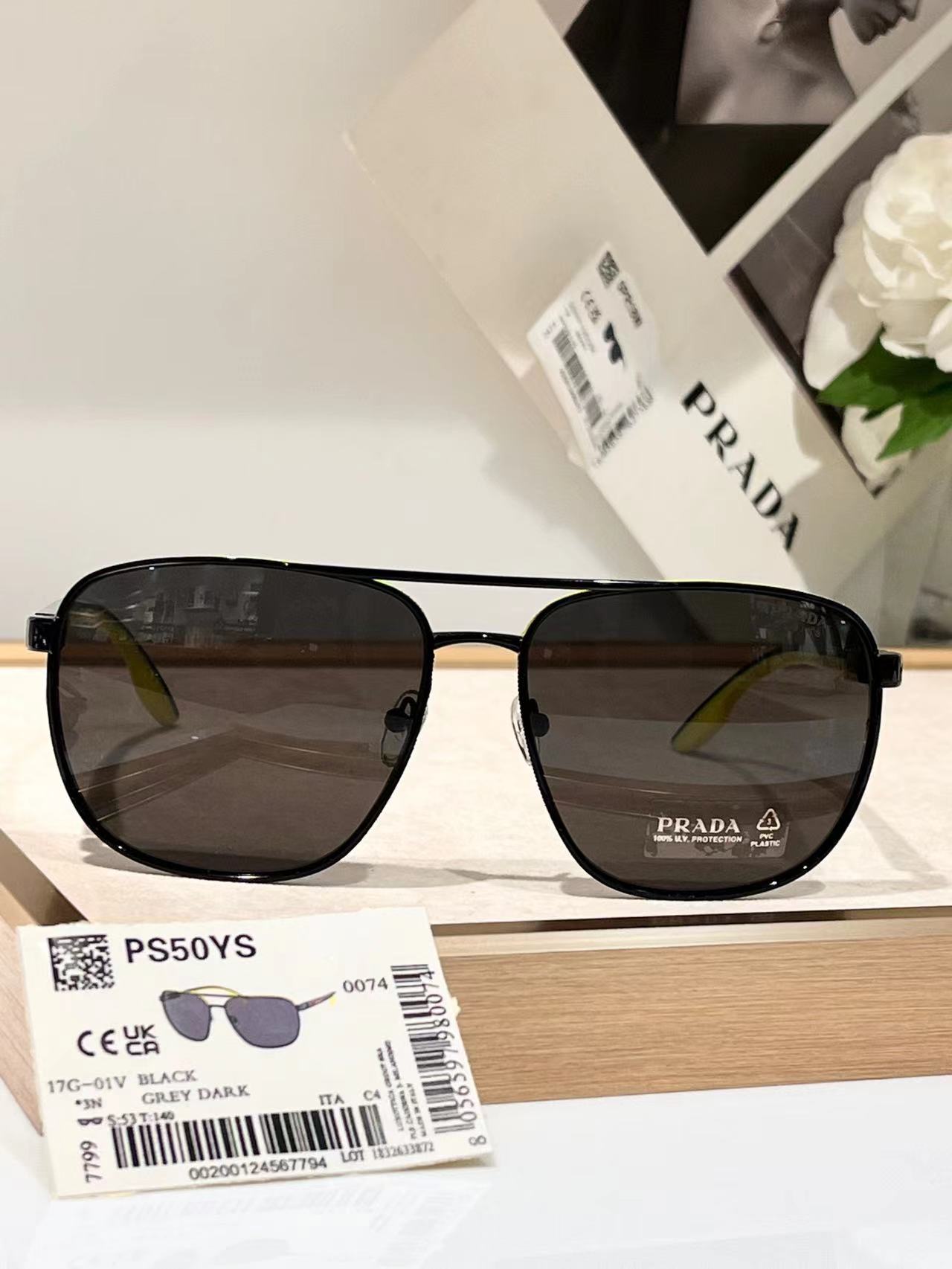 20240417 PRADA飛行員太陽眼鏡 海外專櫃原單代購 官網同步在售