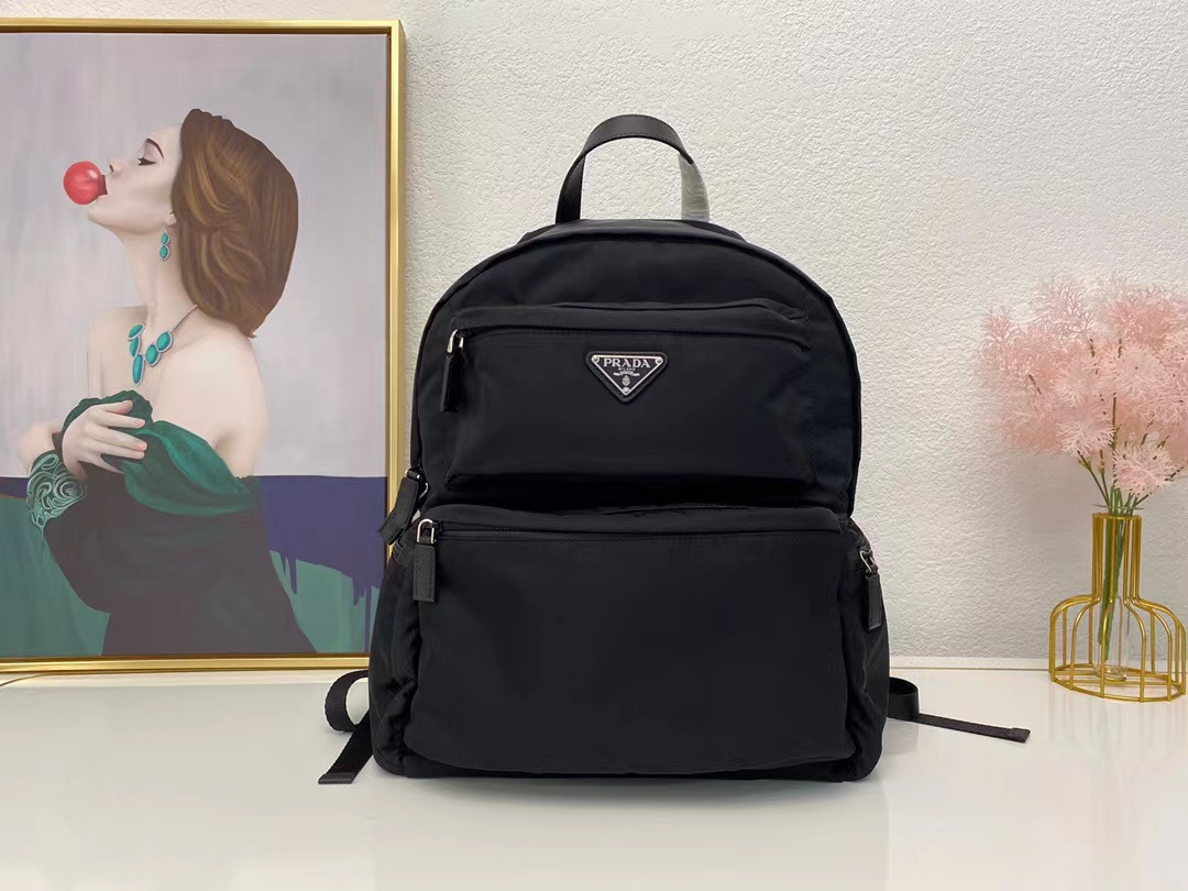 20240419 PRADA帆布尼龍後背包 海外原單 歐美代購 專櫃同步在售