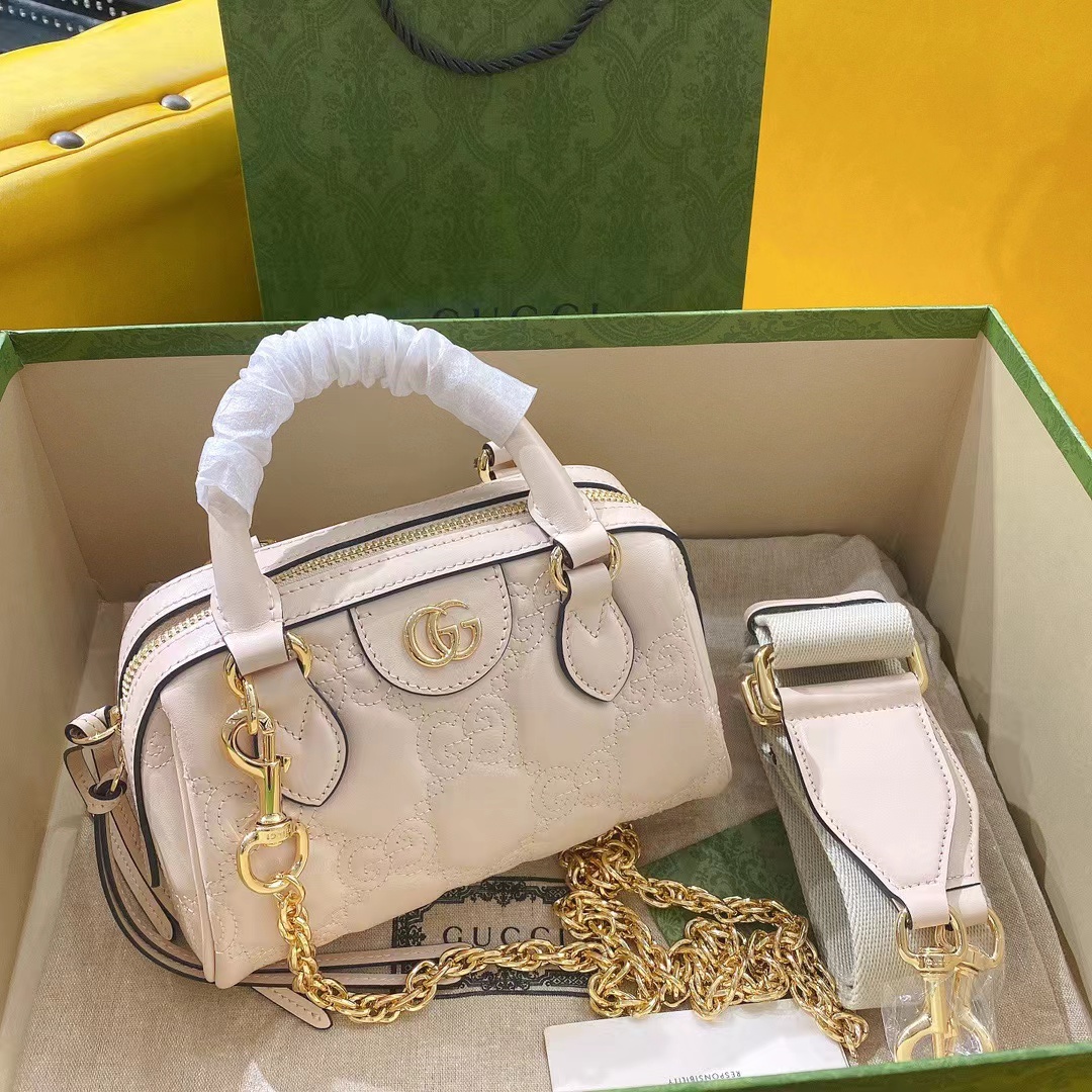 20240421 GUCCI全皮保齡球手提波士頓包 海外原單 歐美代購 專櫃同步在售