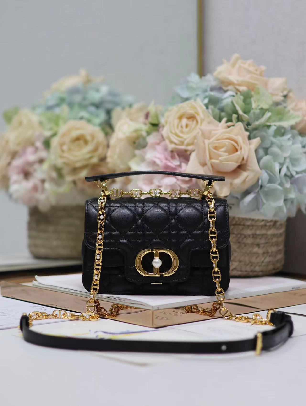 20240510 DIOR 迷你珍珠手提包 海外原單 歐美代購 台北101專櫃官網同步在售 共5色