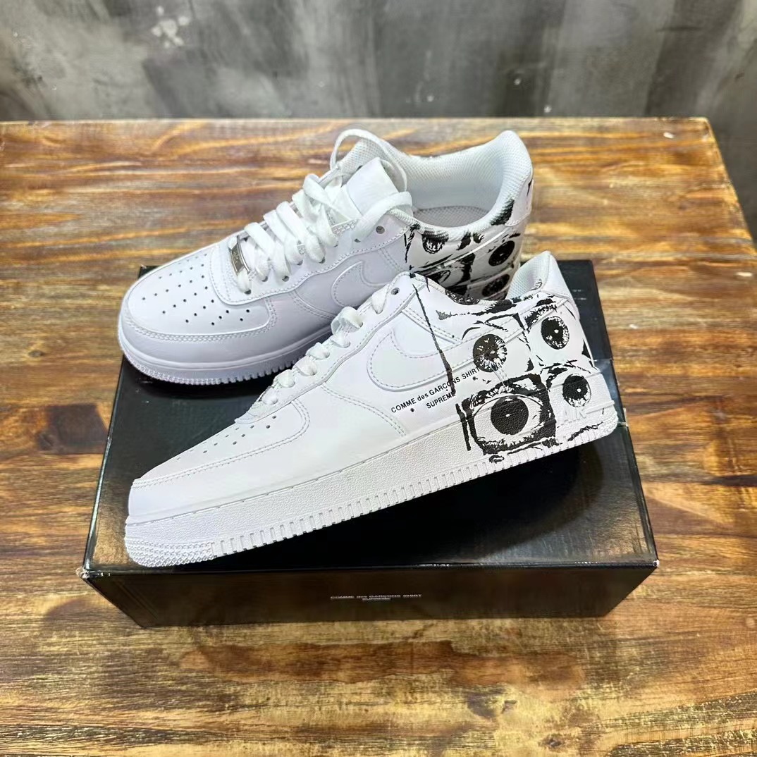 20240514 NIKE潮流休閒CDG x Supreme x NK Air 聯名運動鞋 海外原單 歐美代購 台北101專櫃官網同步在售