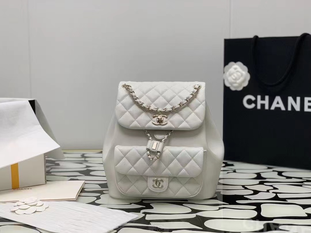 20240519 香奈兒胎牛皮後背包 海外專櫃原單代購 台北101專櫃官網同步在售 共2色