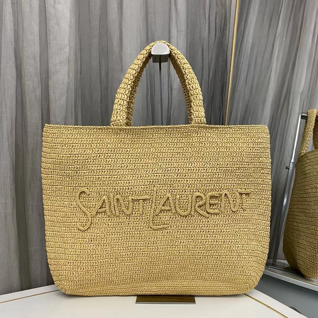 20240520 YSL編織購物包 海外原單 歐美代購 台北101專櫃官網同步在售