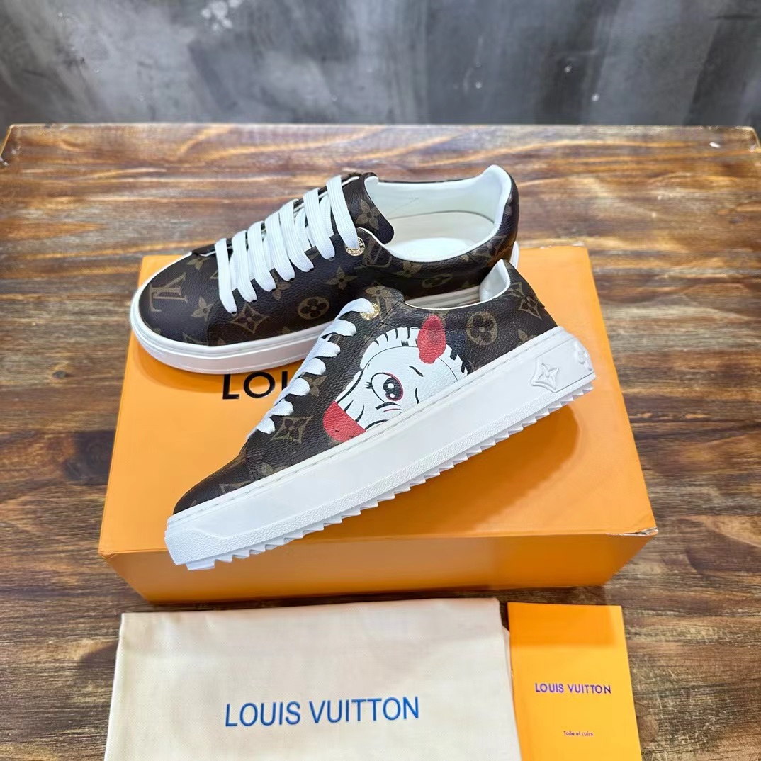 20240521 LV潮流休閒運動鞋 海外原單 歐美代購 台北101專櫃官網同步在售 共2色