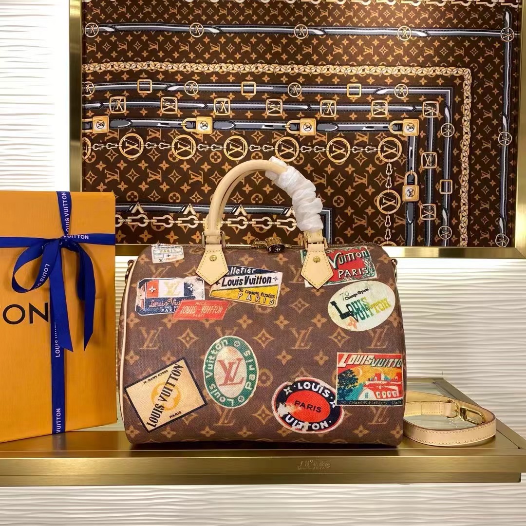 20240527 LV M47085老花波士頓手提肩背包 海外原單 歐美代購 台北101專櫃官網同步在售