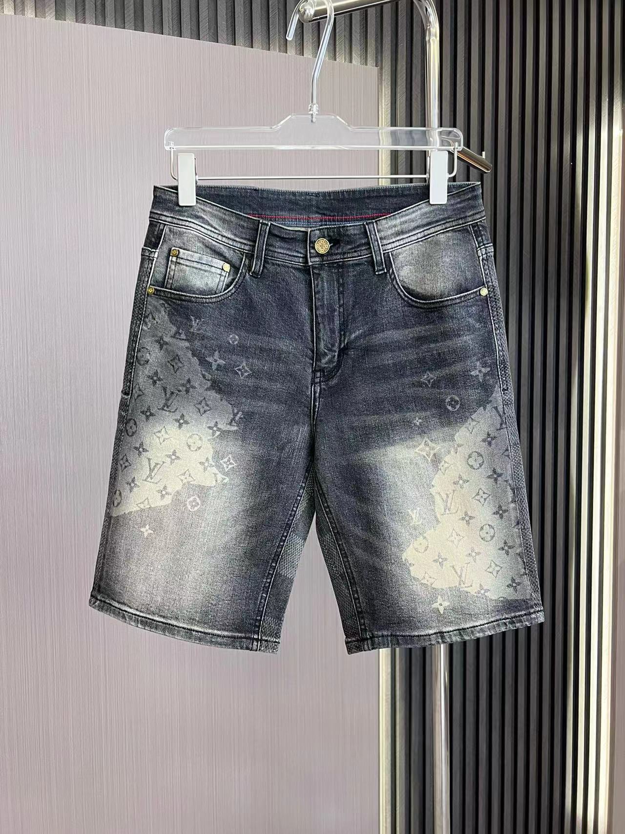 20240528 LV牛仔潮流短袖短褲 博柏利 海外專櫃原單代購 台北101專櫃官網同步在售