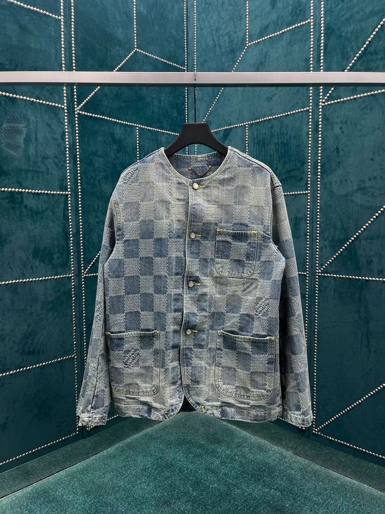 20240528 LV水洗牛仔潮流長袖短褲外套 海外專櫃原單代購 台北101專櫃官網同步在售