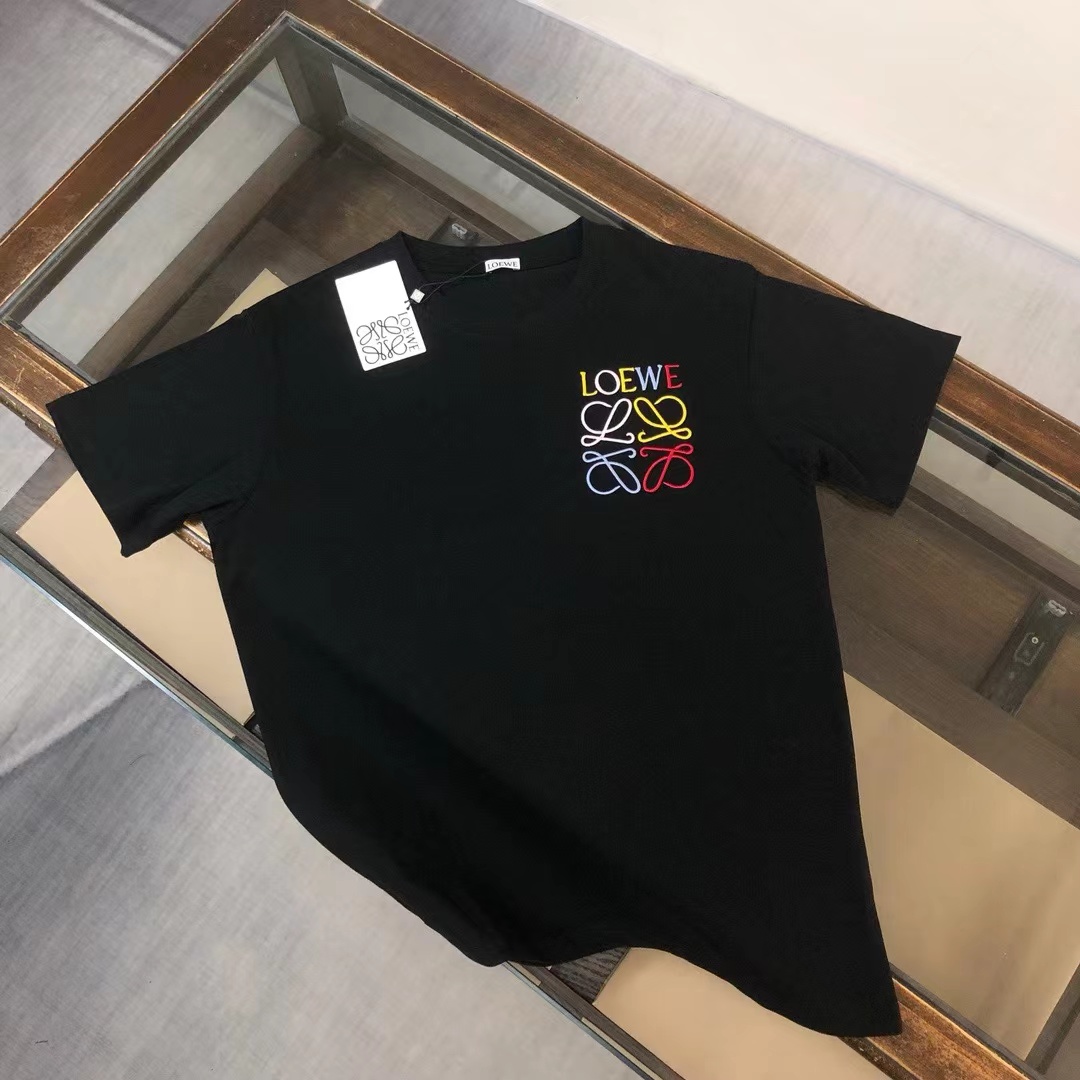 20240530 LOEWE潮流T恤短袖短褲 海外原單 歐美代購 台北101專櫃官網同步在售 共2個顏色可選