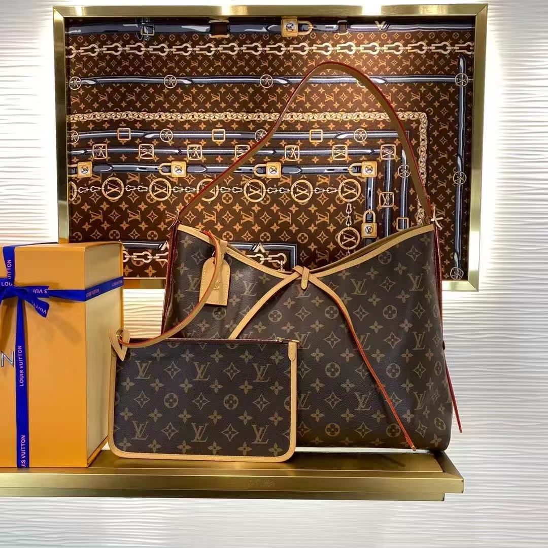 20250208 LV M46197 全皮老花子母包 海外原單免稅平行輸入 歐美代購 台北101專櫃官網同步在售