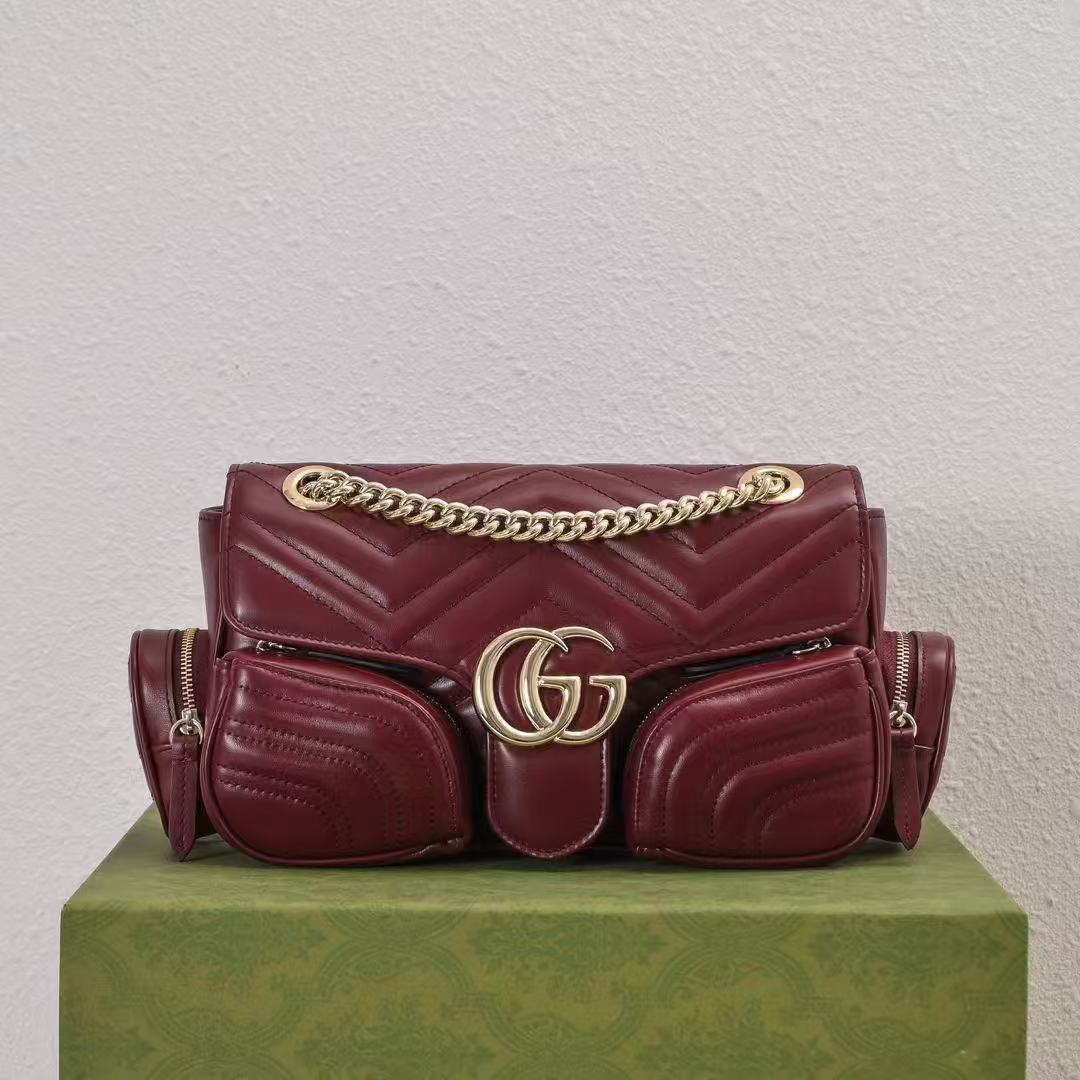 20250210 GUCCI 2025 全皮機車包明星同款