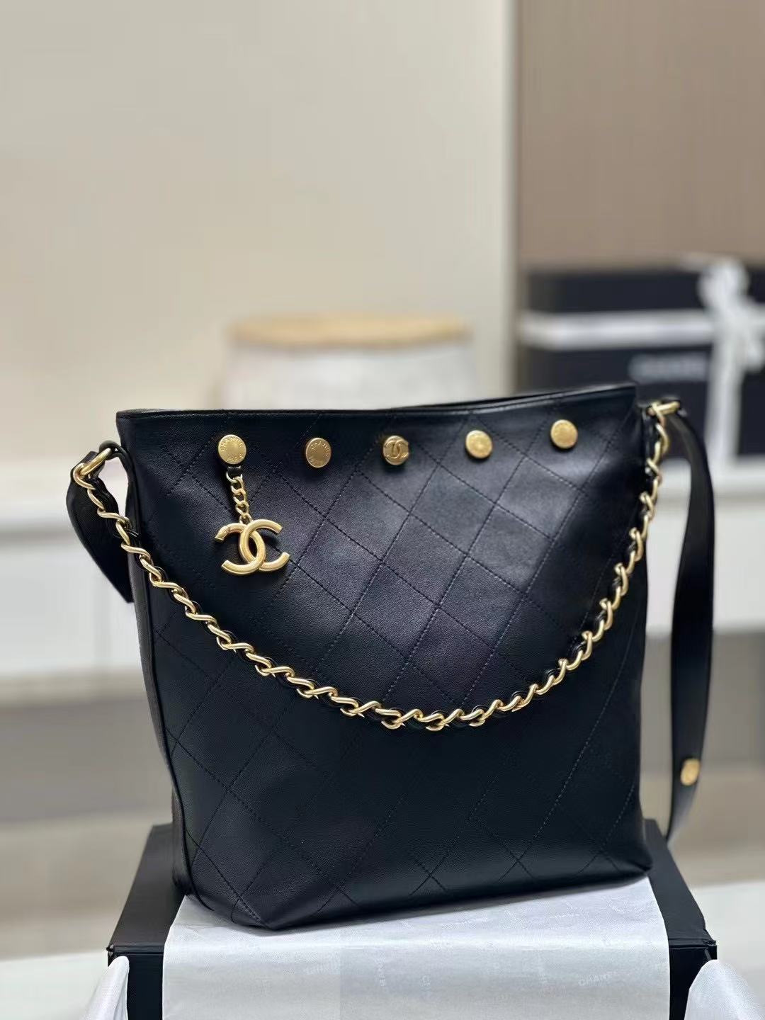 20250309 香奈兒 2025 山羊皮斜背包 海外原單免稅平行輸入 歐美代購 台北101專櫃官網同步在售