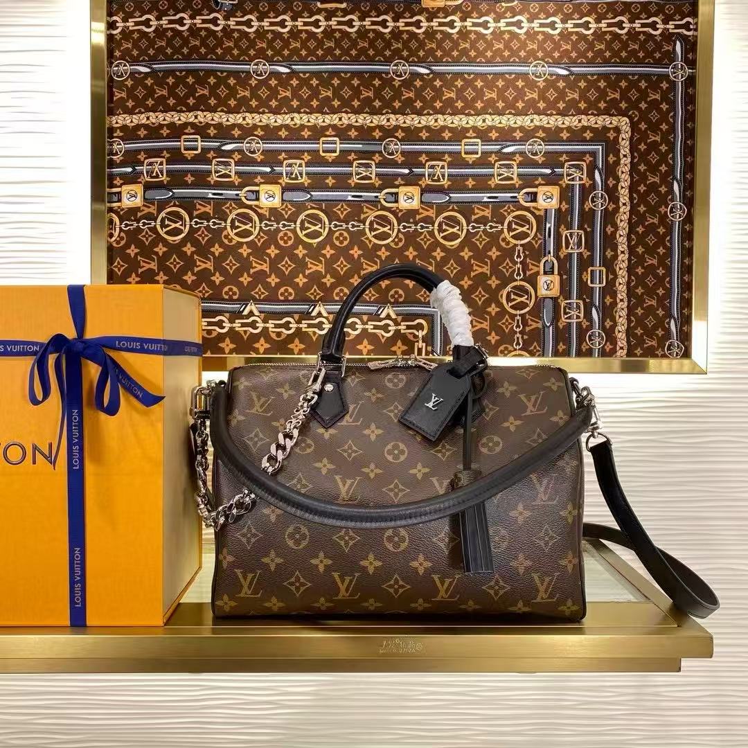 20250411 LV M11945 老花全皮波士頓包 海外原單免稅平行輸入 歐美代購 台北101專櫃官網同步在售